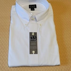 Jo.S. A. Bank Men's White Dress Shirt